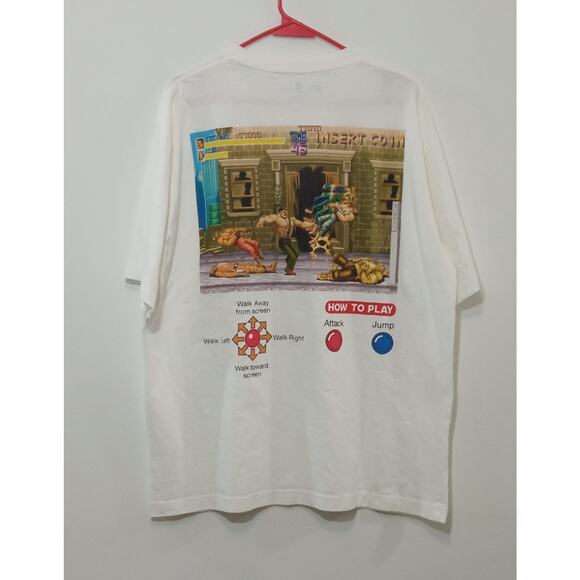 Uniqlo Unisex T Shirt UT Capcom 40th Anniversary Final Fight SFC Japan Size L - Picture 6 of 10